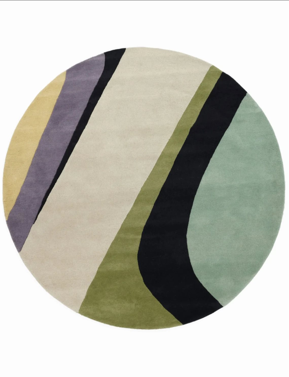 Luxury Modern Round Hand tufted Rug,Bedroom rugs, Abstract Design Woolen rugs,Soft rugs,Area rug,Custom Rugs