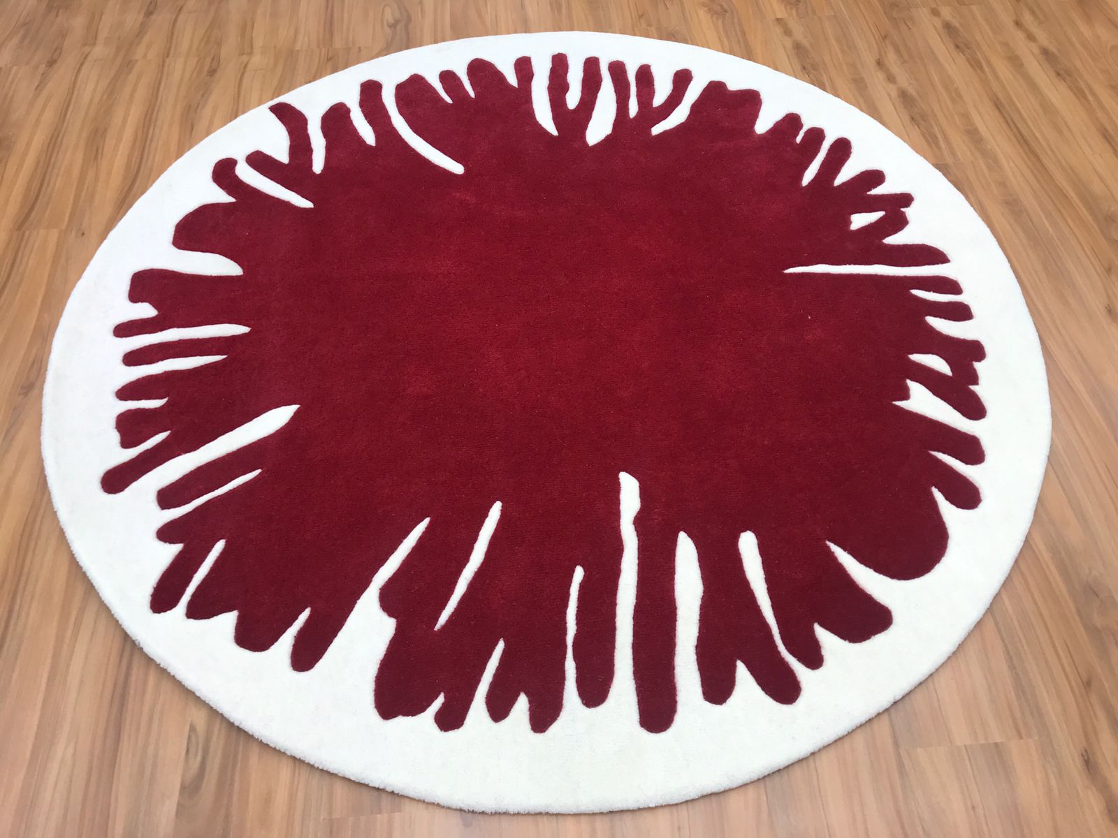 Luxury Modern Round Hand tufted Rug,Bedroom rugs, Abstract Design Woolen rugs,Soft rugs,Area rug,Custom Rugs