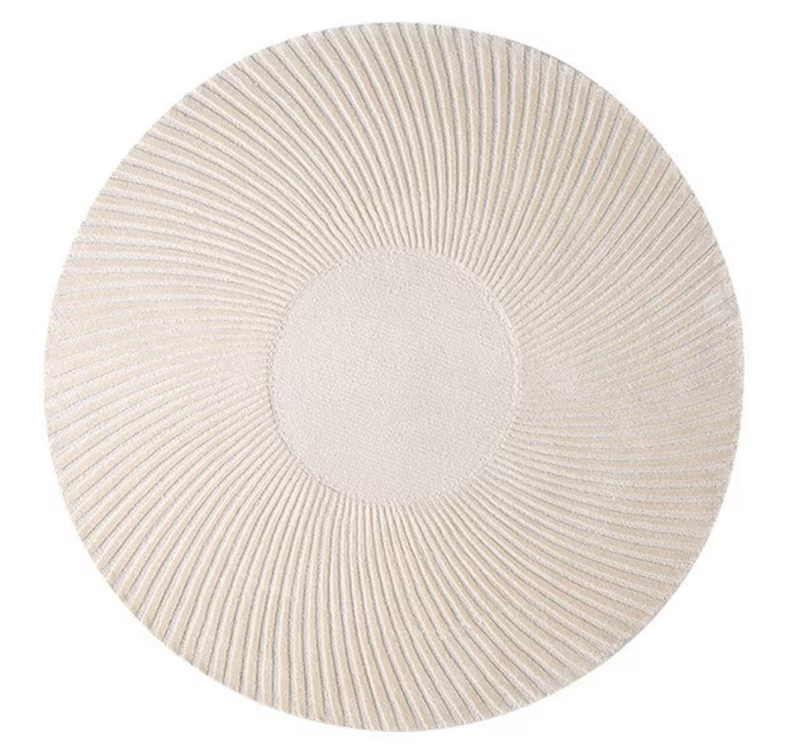 Luxury Modern Round Hand tufted Rug,Bedroom rugs, Abstract Design Woolen rugs,Soft rugs,Area rug,Custom Rugs