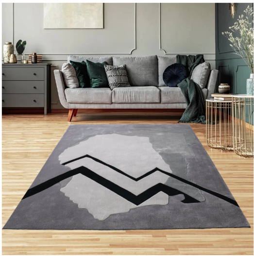 Luxury Modern Hand tufted Rug,Bedroom rugs, Abstract Design Woolen rugs,Soft rugs,Area rug,Custom Rugs